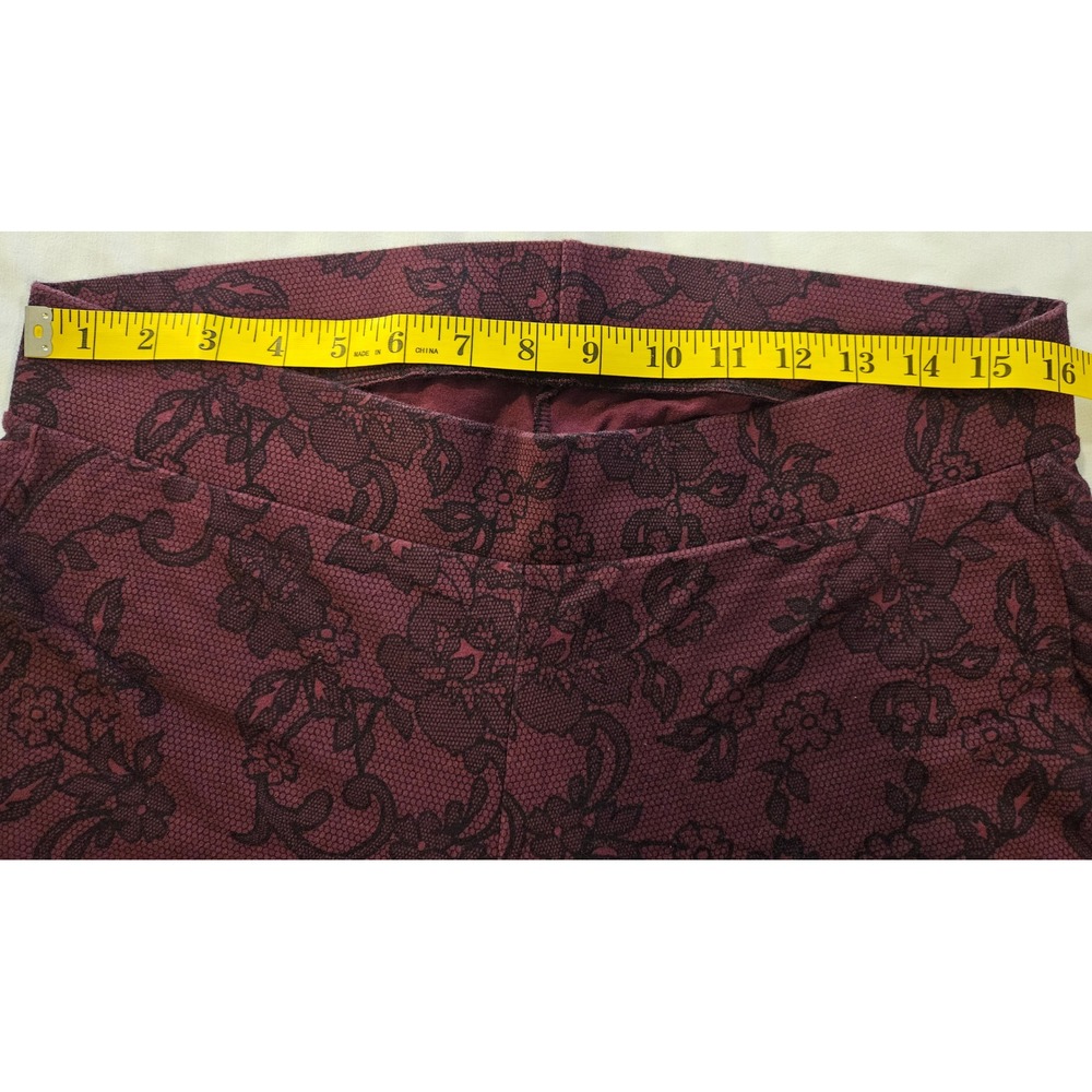 Torrid Bundle 2 Lot of 2 Pairs Floral Leggings Womens Plus Size 2 2X Comfy Cozy - Picture 8 of 10